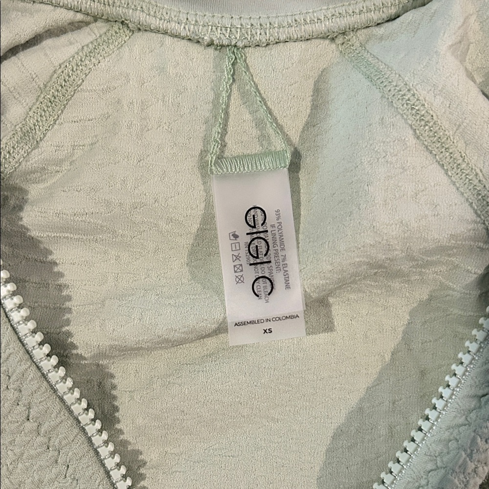 Revolve GIGI C One Piece Surf Long Sleeve Swimsuit in Sage Green XS - NEW - Picture 6 of 8